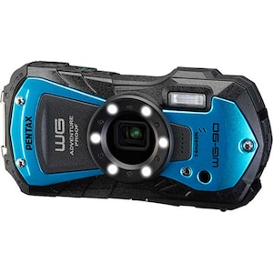 �y���^�b�N�X�b�h���f�W�^���J�����uPENTAX WG-90�v�i�u���[�j�bWG-90���-