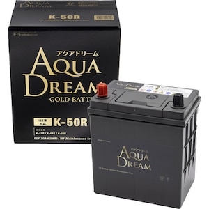 AQUA DREAM�b���Y�ԁ@�A�C�h�����O�X�g�b�v�ԑΉ��o�b�e���[�@GOLD�@BATTERY�@�����e�i���X�t���[�^�C�v�y�����i�Ƃ̓����w���s�z�bGBK-50R