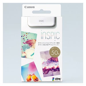キヤノン｜ミニフォトプリンター iNSPiC専用 写真用紙 50枚｜ZP-2030-50