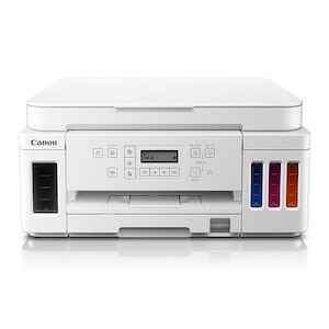 キヤノン｜A4プリント対応 インクジェットプリンター複合機　ギガタンク搭載モデル（ホワイト）｜G6030WH
