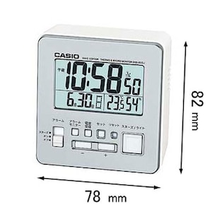 カシオ｜電波目覚まし時計｜DQD-805J-8JF