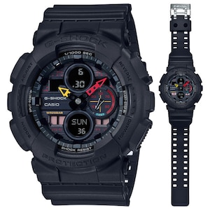 �J�V�I�b�y�������K�i�zG-SHOCK�i�W�[�V���b�N�j�@Black�~Neon�@MULTIBAND6�bGA-140BMC-1AJF