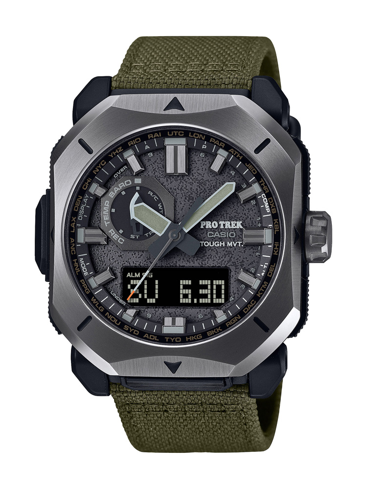 CASIO カシオ PRO TREK プロトレック PRW-6100YT　チタン Amazon.co.jp: [カシオ]CASIO 腕時計 プロトレック 電波ソーラー