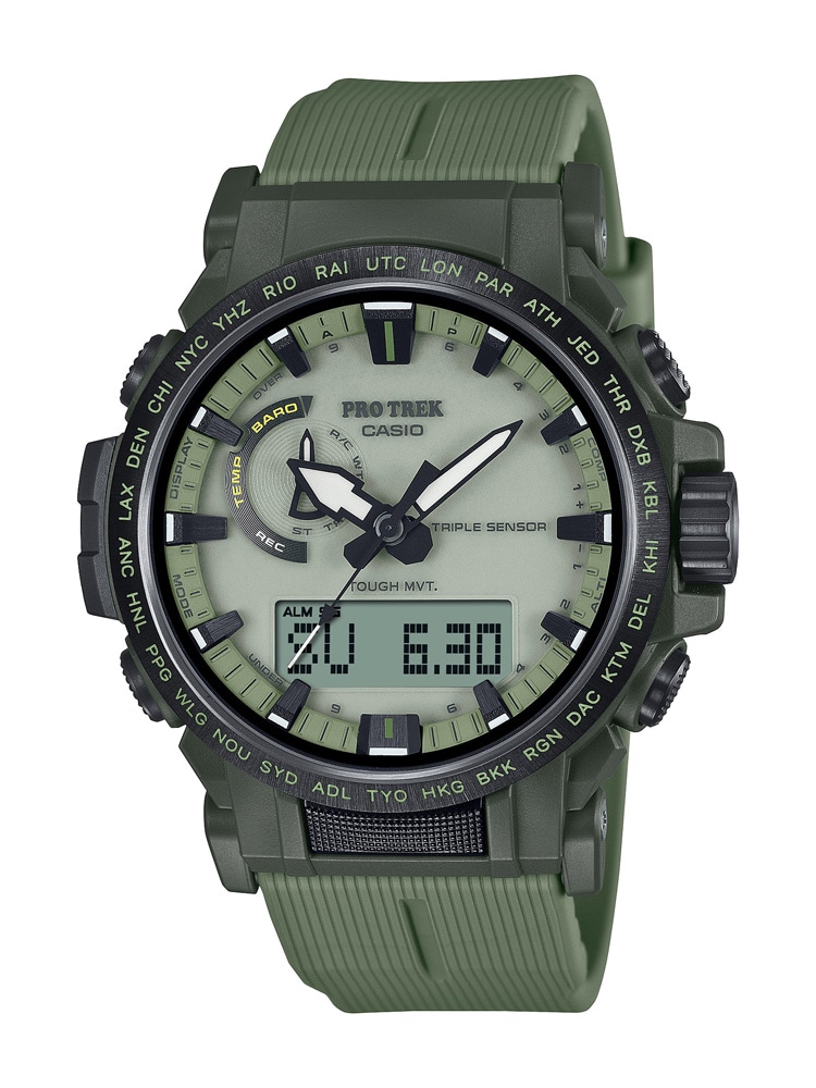 PROTREK Climber line ソーラ一電波　PRW-61Y-3JF プロトレック クライマーライン PRW-61Y-3JFメンズ 電波ソーラー