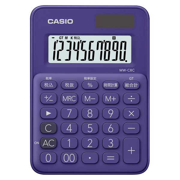 電卓　カシオ HR-8RC-WE | CASIO