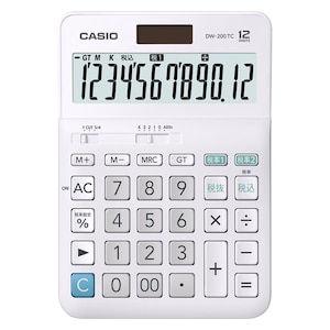 カシオ｜電卓 12桁｜DW-200TC-N