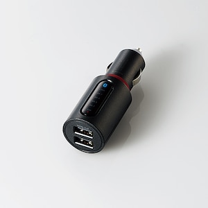 �G���R���bBluetooth FM�g�����X�~�b�^�[ 2.4A/2�|�[�g�i�u���b�N�j�bLAT-FMBT03BK