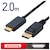 �G���R���bDisplayPort�pHDMI�ϊ��P�[�u�� 2.0m�i�u���b�N�j�bCAC-DPHDMI20BK