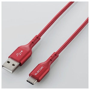 �G���R���b�A���~�J���t�� USB Type-C�P�[�u�� 2.0m 3A�i���b�h�j�yJoshin�I���W�i�����f���z�bMPA-JNACCL20RD