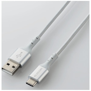 �G���R���b�A���~�J���t�� USB Type-C�P�[�u�� 2.0m 3A�i�V���o�[�j�yJoshin�I���W�i�����f���z�bMPA-JNACCL20SV