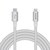 �G���R���b�[�d�P�[�u�� Type-C Lightning�P�[�u�� 2m PD�Ή� MFi�F�� ���}�� �f�����ɂ��� �ϋv�d�l �X�����A���~�R�l�N�^�i�V���o�[�j�bMPA-CLPS20SV