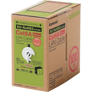 �G���R���bCat6A ����LAN�P�[�u�� 100m�i���j�bLD-GPAL/WH100RS