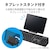 エレコム｜Bluetooth 5.0 メンブレン フルキーボード（ブラック）｜TK-FBM112BK