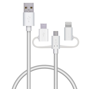 Lightning Type C Micro Bコネクタ 3in1スマートフォン用usbケーブル 30cm 3a ホワイト Joshin Webショップ 通販 エレコム Mpa Amblcad03wh Lightning Type C Micro Bコネクタ 3in1スマートフォン用usbケーブル 30cm 3a ホワイト Joshin Webショップ 通販 エレコム Mpa Amblcad03wh