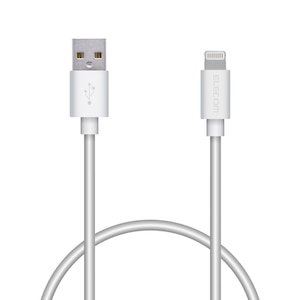 エレコム｜充電 Lightningケーブル 0.5m MFi認証（ホワイト）｜MPA-UALA05WH