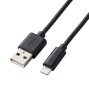 �G���R���biPhone �[�d�P�[�u�� ���C�g�j���O�P�[�u�� 1m MFi�F�� �y Lightning �R�l�N�^�[���� iPhone iPad iPod AirPods �Ή� �z�i�u���b�N�j�bMPA-UALO10BK