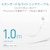 �G���R���biPhone �[�d�P�[�u�� ���C�g�j���O�P�[�u�� 1m MFi�F�� �y Lightning �R�l�N�^�[���� iPhone iPad iPod AirPods �Ή� �z�i�z���C�g�j�bMPA-UALO10WH