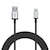 �G���R���b�[�d Lightning�P�[�u�� 2m MFi�F�� �f�����ɂ��� ���ϋv �i�C�����f�ށi�u���b�N�j�bMPA-UALS20BK
