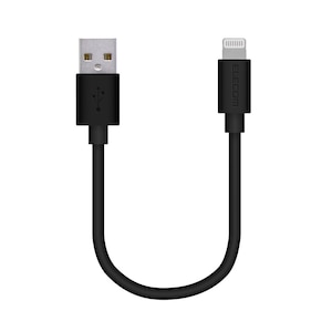 �G���R���b�[�d Lightning�P�[�u�� 0.1m MFi�F�؁i�u���b�N�j�bMPA-UAL01BK