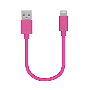 �G���R���b�[�d Lightning�P�[�u�� 0.1m MFi�F�؁i�s���N�j�bMPA-UAL01PN