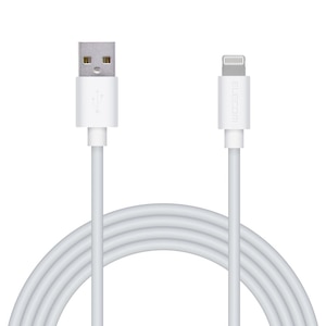 エレコム｜充電 Lightningケーブル 2m MFi認証（ホワイト）｜MPA-UAL20WH