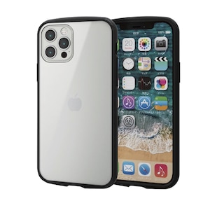 �G���R���biPhone 12/12 Pro�i6.1�C���`�j�p �n�C�u���b�h �P�[�X TOUGH SLIM LITE �t���[���J���[�i�u���b�N�j�bPM-A20BTSLFCBK