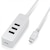 エレコム｜USB Type C ハブ USB2.0 USB-Aメス3ポート PD対応Type-C1ポート ケーブル30cm（ホワイト）｜U2HC-T431PWH