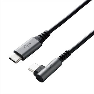 �G���R���bUSB Type C �P�[�u�� USB-C to USB-C 0.5m L�� �[�d/�f�[�^�]���p PD 60W 3A USB2.0 RoHS�w�ߏ����i�u���b�N�j�bU2C-CCL05NBK