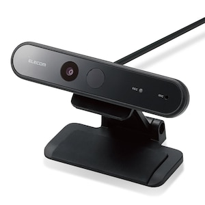 エレコム｜Webカメラ 200万画素 Full HD Windows Hello顔認証対応｜UCAM-CF20FBBK