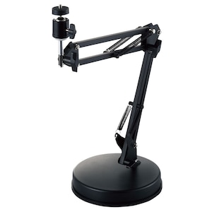 エレコム｜WEBカメラ用 フレキシブルアーム型スタンド GoPro用アダプタ付属（ブラック）｜UCAM-DSZARMBK
