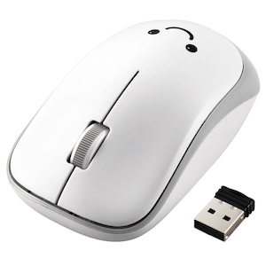�G���R���bIR�}�E�X ENELO�V���[�Y USB���C�����X 3�{�^�� �ȓd�� �É��{�^�� �R�ہi�z���C�g�j�bM-IR07DRSKWH