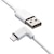 �G���R���b�[�d Lightning�P�[�u�� 0.3m L�� MFi�F�� �R�ہi�z���C�g�j�bMPA-UALL03WH