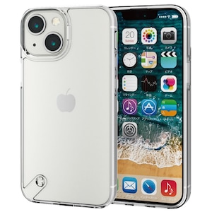 �G���R���biPhone 13 mini�i5.4�C���`�j�p �n�C�u���b�h�P�[�X �X�^���_�[�h�i�N���A�j�bPM-A21AHVCKCR