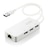 �G���R���bELECOM�bUSB-A 1Gbps�L��LAN�A�_�v�^�[�mUSB�n�u�t���n(�z���C�g)�bEDC-GUA3H2-W