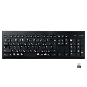 �G���R���b�����u�����L�[�{�[�h ���� (2.4GHz) ���C�����X USB-A�i�u���b�N�j�bTK-WS02DMKBK