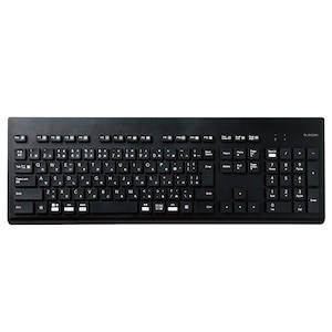 エレコム｜メンブレンキーボード 無線 ワイヤレス Bluetooth（ブラック）｜TK-WS03BMKBK