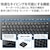 エレコム｜メンブレンキーボード 無線 ワイヤレス Bluetooth（ブラック）｜TK-WS03BMKBK