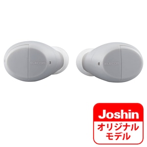 エレコム｜完全ワイヤレス Bluetoothイヤホン（グレー）【Joshinオリジナル】｜LBT-TWS12GL/J