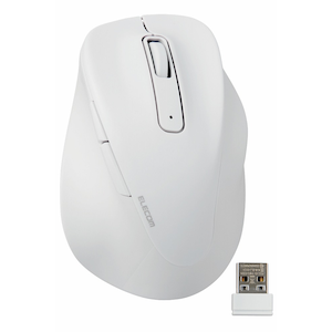 �G���R���b���C�����X�}�E�X 2.4GHz �É� 5�{�^�� �E���p L�T�C�Y�i�z���C�g�j�bM-XGL30DBSKWH