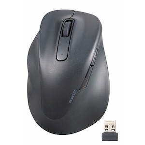 �G���R���b���C�����X�}�E�X 2.4GH �É� 5�{�^�� �����p L�T�C�Y�i�u���b�N�j�bM-XGL31DBSKBK