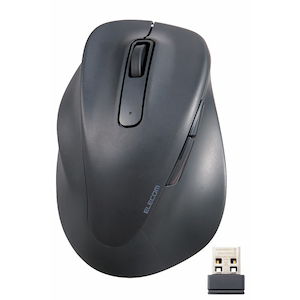 �G���R���b���C�����X�}�E�X 2.4GH �É� 5�{�^�� �����p S�T�C�Y�i�u���b�N�j�bM-XGS31DBSKBK