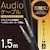 �G���R���b�I�[�f�B�I�P�[�u��(1.5m)(�u���b�N)�y3.5mm�X�e���I�~�j��3.5mm�X�e���I�~�j�z�bAX-35MA15BK