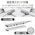 エレコム｜USB Type C ドッキングステーション ハブ 7-in-1 PD 100W出力 USB-C ×2 USB-A ×2 HDMI ×1 SD+microSD ×1 固定用スタンド付（シルバー）｜DST-C20SV