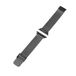 �G���R���b�A�b�v���E�H�b�` �o���h Apple Watch SE ( ��2���� / ��1���� ) / Series 9 / 8 / 7 / 6 / 5 / 4 / 3 / 2 / 1 [ 41mm 40mm 38mm ] �X�e�����X �X���C�h���o�b�N�� �x���g �~���l�[�[ �҂ݍ��� �u���b�N�bAW-41BDSSMBK