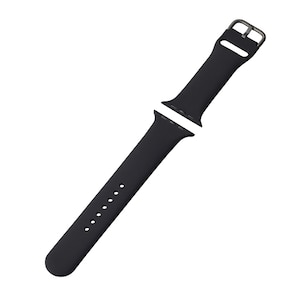 �G���R���b�A�b�v���E�H�b�` �o���h Apple Watch Ultra 2 / Ultra / SE ( ��2���� / ��1���� ) / Series 9 / 8 / 7 / 6 / 5 / 4 / 3 / 2 / 1 [ 49mm 45mm 44mm 42mm ] �V���R�� �x���g �����O�T�C�Y �u���b�N�bAW-45BDSCLBK
