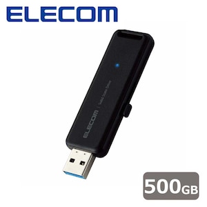 �G���R���bELECOM�bSSD �O�t�� 500GB USB3.2 Gen2 �X���C�h�� �|�[�^�u��ssd �u���b�N�bESD-EMB0500GBK