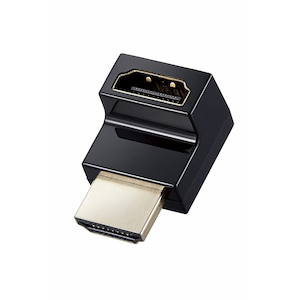 �G���R���bHDMI L�� �ϊ� �A�_�v�^ ����� 90�x HDMI�P�[�u�� ���� �R�l�N�^ 4K 60p �����b�L�bAD-HDAABS01BK