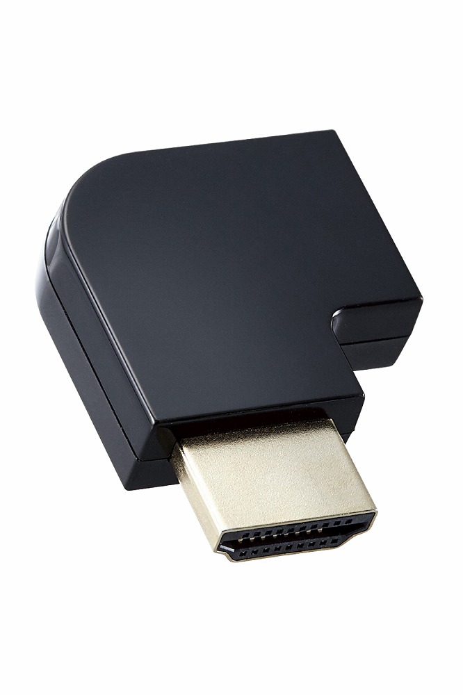 HDMI L字 変換 アダプタ 左向き 90度 HDMIケーブル 延長 コネクタ 4K