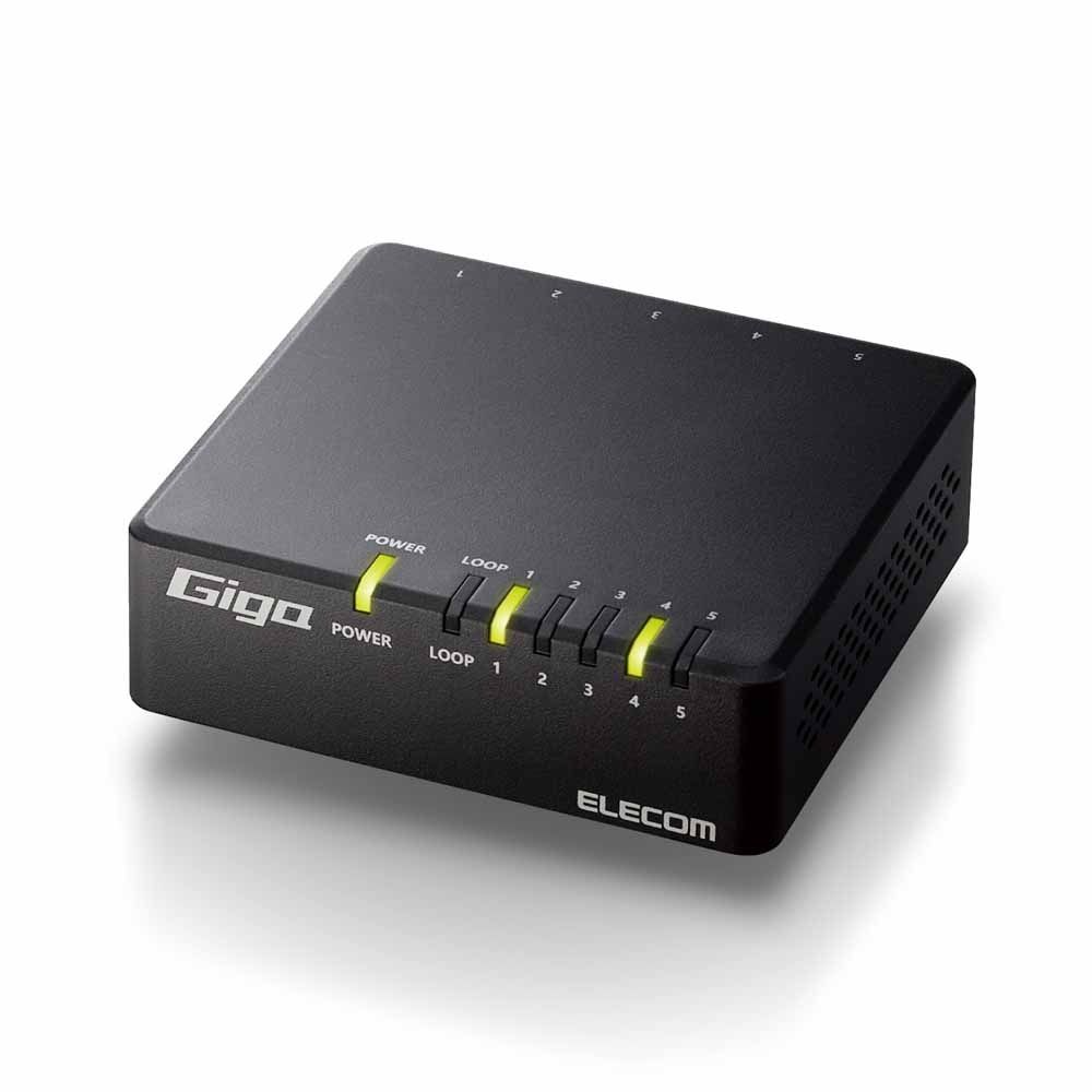 スイッチングハブ LAN ハブ 5ポート Giga対応 1000/100/10Mbps