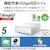 �G���R���bELECOM�b�X�C�b�`���O�n�u LAN �n�u 5�|�[�g Giga�Ή� 1000/100/10Mbps �v���X�`�b�N➑� AC�d�� �t�@�����X �É� �ȃG�l�@�\ �Ǌ|���ݒu�Ή� �z���C�g�bEHC-G05PA4-W